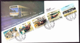 Bophuthatswana - 1990 - Bus Manufacturing - Complete Set In Strip On FDC - Bus