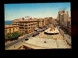 ALEXANDRIA Egypt : Ramleh Station ( Skoda Car Advertising ) Gare Alexandrie Egypte - Alexandria