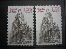 N°2132 Variété Couleur Noir Au Lieu De Brun - Unused Stamps