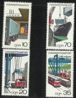 German Democratic Republic 1978 Loading Containers Set MNH - Otros & Sin Clasificación