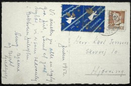 Denmark 1952 KJELSBJERG  22-12-1959 PR. SKIVE  (lot 4186) - Storia Postale