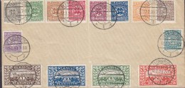 Schleswig FLENSBURG 20 Cover Brief W. Comlete Set Mi.1-14 (2½ Pf. - 10 Mark) !! (2 Scans) - Andere & Zonder Classificatie