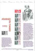 DPO 1995 - Journée Du Timbre - 21 95 501 - Documents Of Postal Services