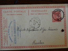 CP De Couvin Vers Bourlers -Oobl Couvin Le 24/06/1920 - Poste Rurale