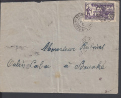 COTE-D´IVOIRE - 1941 -  LETTRE DE ABIDJAN A DESTINATION DE BOUAKE - - Covers & Documents