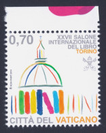 2014 VATICANO "SALONE DEL LIBRO - TORINO" SINGOLO MNH - Unused Stamps