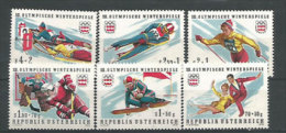 AUTRICHE. Jeux Olympique D'Innsbrück.  6 T-p Neufs ** - Winter 1964: Innsbruck