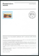 2003 ITALIA BOLLETTINO ILLUSTRATIVO N. 8 DISFIDA DI BARLETTA - ED1 - Autres & Non Classés