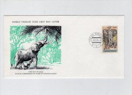 Tchécoslovaquie - WWF - FDC - Eléphant - FDC