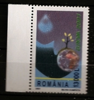 Roumanie Romana 2001 N° 4674 ** Europa, Eau, Richesse Naturelle, Globe, Arbre, Goutte D´eau, Ecologie, Espace, Planète - Nuevos