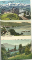 Suisse Stadt Zug Zugersee Et Rigi Rigibahn 3 Cartes - Zug