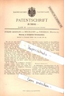 Original Patent - Johann Kieserling In Berghausen B. Fredeburg / Schmallenberg , 1886 , Dreschmaschine , Landwirtschaft - Schmallenberg