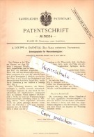 Original Patent - A. Louppe à Darnétal , Seine , 1886 , Verre De Protection Pour Machine à Vapeur !!! - Darnétal