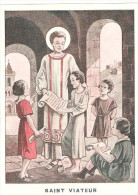 Grande Image De Saint VIATEUR Joliment Illustrée - Images Religieuses