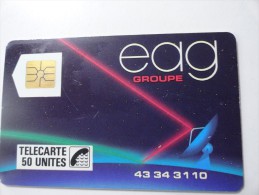 RARE : EAG GROUPE (USED CARD) - Telefoonkaarten Voor Particulieren