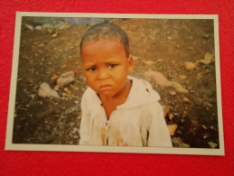 Afrique Capo Verde Isle Of S. Antao  One Children - Kaapverdische Eilanden