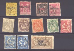 CLX 2364 :  Levant  :  Yv  1...20  * , (o)   12 Valeurs - Used Stamps