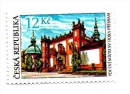 Monastery Svata Hora Near Pribra, 1 Stamp, MNH - Abadías Y Monasterios