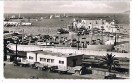Tanger 1954 Cars Voitures Truck Yacht Paquebot Boats Real Photo Postcard ( 2 Scans ) Marocco - Maroco - Camions & Poids Lourds