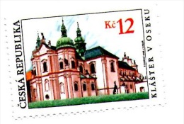 Czech Republic -monastery Osek, 1 Stamp, MNH - Abbeys & Monasteries