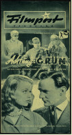 "Filmpost" "Achtung : Grün" Mit Sally Gray , Rosamund John  -  Filmprogramm Nr. 181 Von Ca. 1947 - Autres & Non Classés