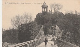 PARIS (14ème Arrondissement) - Buttes Chaumont - Le Pont Suspendu - Animée - Distrito: 14