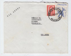 Argentina/Yugoslavia AIRMAIL COVER 1958 - Lettres & Documents