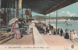 LES SABLETTES (Var) - Le Casino, Le Hall Et La Plage - Colorisée - Sonstige & Ohne Zuordnung