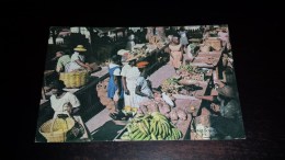 C-18501 CARTOLINA SCARBOROUGH - TOBAGO - GREETINGS MARKET SCENE - Trinidad