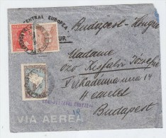 Argentina/Hungary AIRMAIL COVER 1936 - Cartas & Documentos
