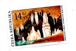 Czech Republic - Moravian Karst,  Cave - 1 Stamp, MNH - Ungebraucht
