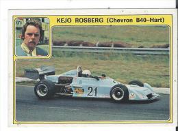 Autocollant Panini Années 70 Kejo Rosberg Chevron B40-hart - Autorennen - F1