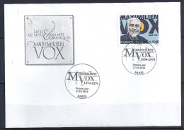 Maximilien Vox 1er Jour Paris 17-10-2014 - 2010-2019