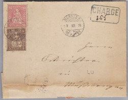 Heimat LU MÜNSTER 1874-07-29 Auf R-Brief - Covers & Documents