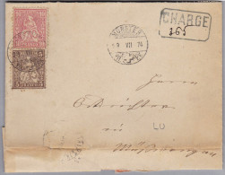 Heimat LU MÜNSTER 1874-07-29 Auf R-Brief - Briefe U. Dokumente