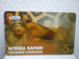 Prepaidcard Germany Africa Safari Used - Cellulari, Carte Prepagate E Ricariche