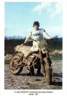 Alain TEURQUETY, Coureur De Moto-cross à Soissons 02, 1981 - 300ex - Moto Sport