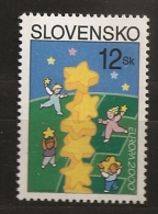 Slovaquie Slovensko 2000 N° 321 ** Europa, Colonne, Enfants, Etoiles, Pièce De Monnaie, Euro, Jeux, Emission Conjointe - Unused Stamps
