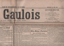 LE GAULOIS 14 06 1905 - LAMARTINE LAC DU BOURGET - COLLEGE ARCUEIL - SUEDE NORVEGE - MORT ARCHIDUC JOSEPH - ANARCHISTES - Informations Générales