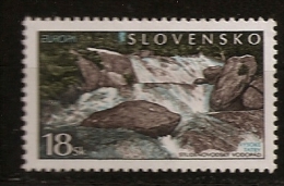 Slovaquie Slovensko 2001 N° 346 ** Europa, Chute D´Eau, Studenovodsky, Hautes Tatras, Montagne, Patria, Solisko, Rocher - Neufs