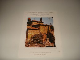 ESPAÑA - CATALUNYA EN ELS SEGELLS - HOJA Nº 58 - MONESTIRS I CATEDRALS (ESGLESIA DE SANT PERE) ** MNH - Feuillets Souvenir