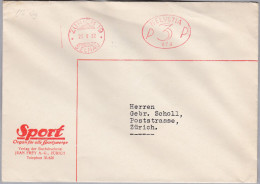 MOTIV SPORT 1932-05-26 Zürich 19  Firmenfreistempel Auf Ortsbrief - Postage Meters