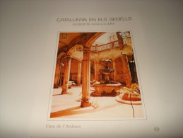 ESPAÑA - CATALUNYA EN ELS SEGELLS - HOJA Nº 68 - EDIFICIS SINGULARS (CASA DE L'ARDIACA) ** MNH - Feuillets Souvenir