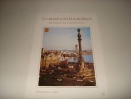 ESPAÑA - CATALUNYA EN ELS SEGELLS - HOJA Nº 78 - IMATGES DE CATALUNYA (VISTA DEL PORT DE BARCELONA) ** MNH - Souvenirbögen