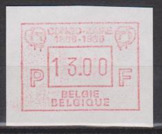 Belgique N° ATM62 *** 13.00 F "Congo - Zaïre" Avec Point Décimal - 1986 - Autres & Non Classés
