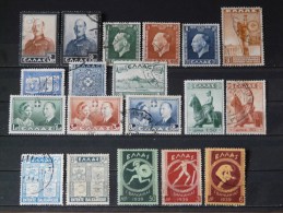 GRECE - Lot 1936/1939 (14 O / 5 * - Voir Scan) - Lotes & Colecciones