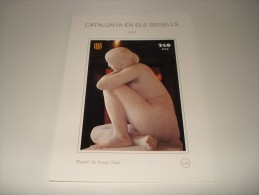 ESPAÑA - CATALUNYA EN ELS SEGELLS - HOJA Nº 116 - ART ("REPOS" OBRA DE JOSEP CLARÀ) ** MNH - Souvenirbögen