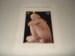 ESPAÑA - CATALUNYA EN ELS SEGELLS - HOJA Nº 116 - ART ("REPOS" OBRA DE JOSEP CLARÀ) ** MNH - Feuillets Souvenir