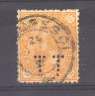 Roumanie  :  Mi  89  (o)    Perfin U  ,  Dentelé 13 1/2 - 1858-1880 Moldavia & Principato