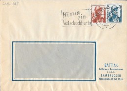 Lettre Sarre 1950 - Covers & Documents